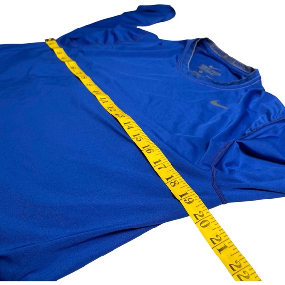 Nike Men's Blue Long Sleeve Shirt, L - Picture 9 of 10